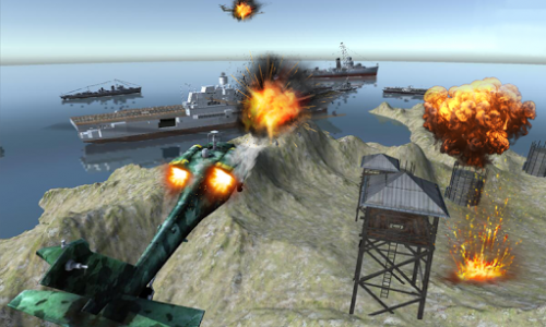 اسکرین شات بازی Air Attack Gunship Strke 2018 4