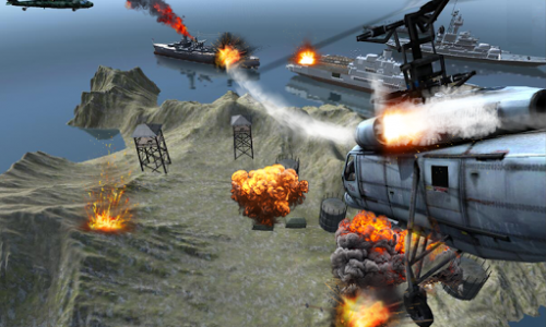 اسکرین شات بازی Air Attack Gunship Strke 2018 1