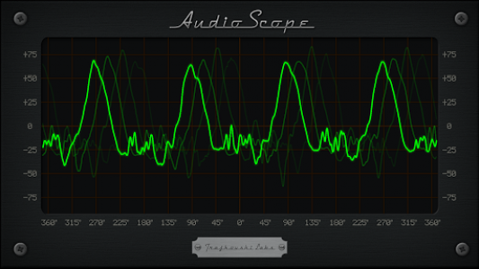 اسکرین شات برنامه Audio Scope 7