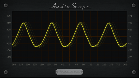 اسکرین شات 3 برنامه Audio Scope - Oscilloscope