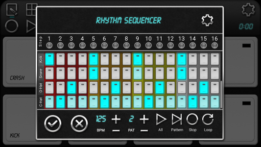 اسکرین شات 6 برنامه Drum Machine - Pad & Sequencer