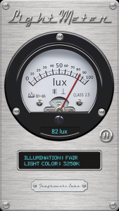 اسکرین شات برنامه Light Meter - Lux & Kelvin 2