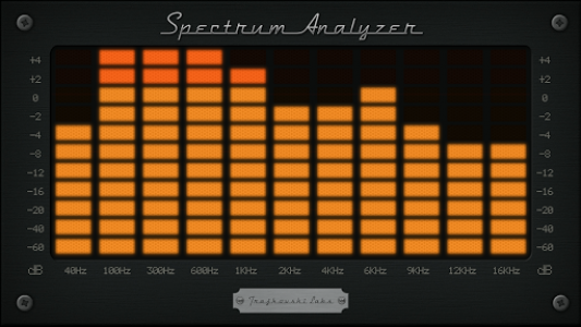 اسکرین شات برنامه Spectrum Analyzer 3