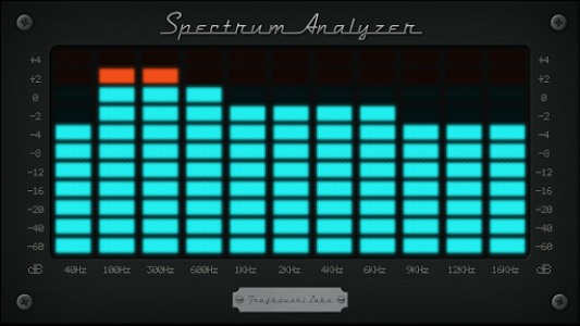 اسکرین شات برنامه Spectrum Analyzer 1