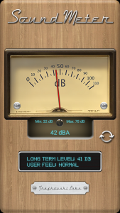 اسکرین شات برنامه Sound Meter - Decibel & SPL 3