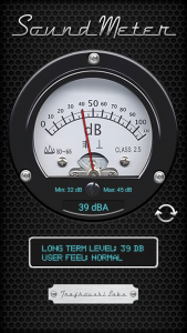 اسکرین شات برنامه Sound Meter - Decibel & SPL 1