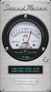 اسکرین شات برنامه Sound Meter - Decibel & SPL 2