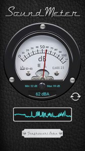 اسکرین شات برنامه Sound Meter - Decibel & SPL 4