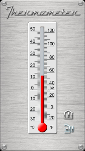 اسکرین شات 3 برنامه Thermometer - Indoor & Outdoor