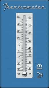 اسکرین شات برنامه Thermometer - Indoor & Outdoor 6