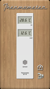 اسکرین شات 2 برنامه Thermometer - Indoor & Outdoor