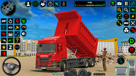 اسکرین شات بازی Car Transport Truck Driver 3D 3