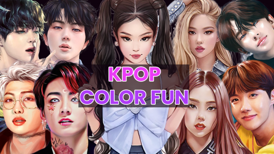 اسکرین شات بازی Kpop Paint by Numbers BT21 1