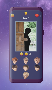 اسکرین شات 2 بازی Guess BTS Member Game