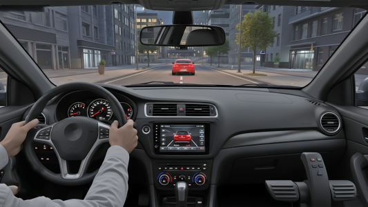 اسکرین شات 3 بازی US Car Driving Simulator Game