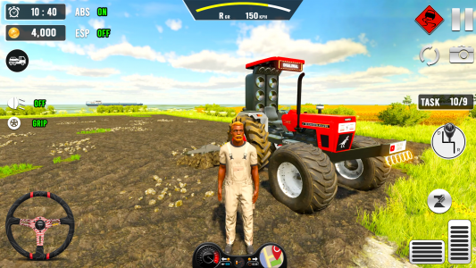 اسکرین شات بازی Indian Tractor Game Farming 3D 1