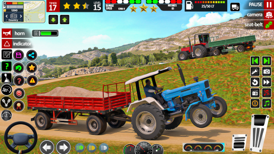 اسکرین شات بازی Indian Tractor Game Farming 3D 3