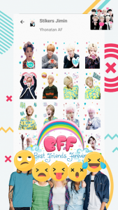 اسکرین شات برنامه BTS WAStickerApps - Stickers Idol for Whatsapp 6