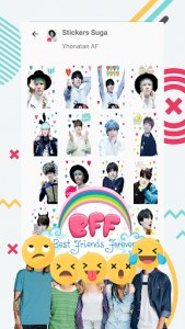 اسکرین شات برنامه BTS WAStickerApps - Stickers Idol for Whatsapp 4