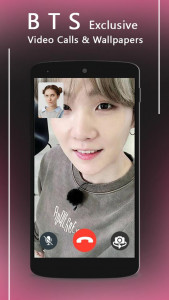 اسکرین شات 3 برنامه BTS LIVE - BTS Fake Video Call