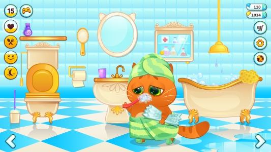 اسکرین شات 7 بازی Bubbu – My Virtual Pet Cat