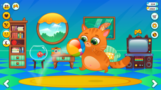 اسکرین شات 4 بازی Bubbu – My Virtual Pet Cat
