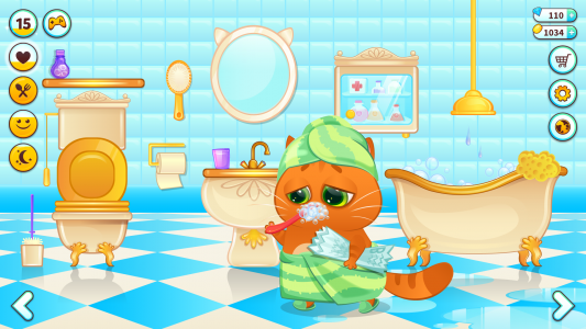 اسکرین شات بازی Bubbu – My Virtual Pet Cat 1