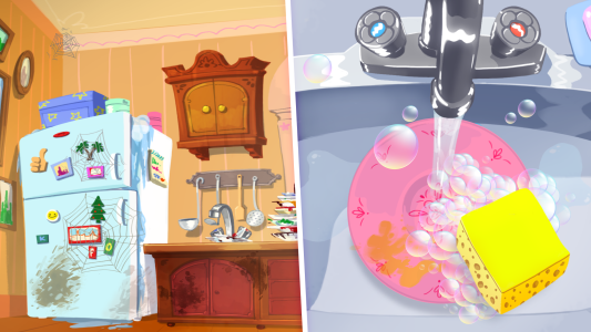 اسکرین شات 2 بازی Clean Up Kids