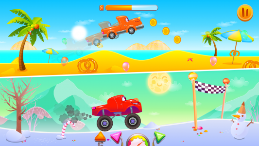 اسکرین شات بازی Funny Racing Cars 5