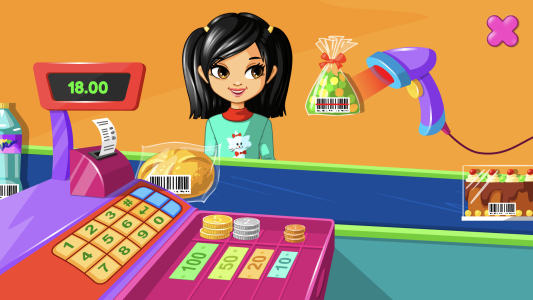 اسکرین شات 1 بازی Supermarket Game