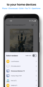 اسکرین شات برنامه BubbleUPnP for DLNA/Chromecast 2