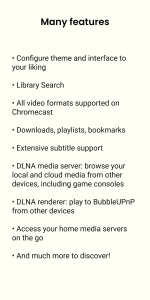 اسکرین شات برنامه BubbleUPnP for DLNA/Chromecast 7