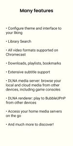 اسکرین شات 7 برنامه BubbleUPnP for DLNA/Chromecast