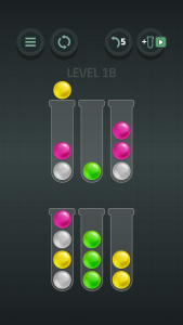 اسکرین شات 2 بازی Sort Balls: Color Puzzle Game
