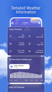 اسکرین شات 2 برنامه Weather Pro - Forecast & Radar