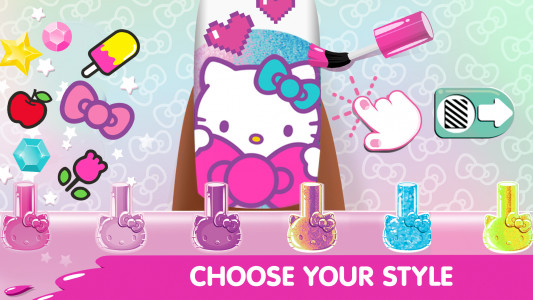 اسکرین شات بازی Hello Kitty Nail Salon 2