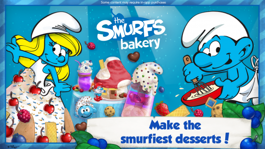 اسکرین شات بازی The Smurfs Bakery 1