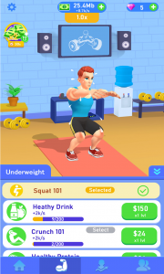 اسکرین شات بازی Idle Workout Success Life 1