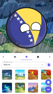 اسکرین شات 2 برنامه Countryballs Stickers