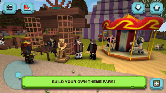 اسکرین شات بازی Theme Park Craft: Build & Ride 2