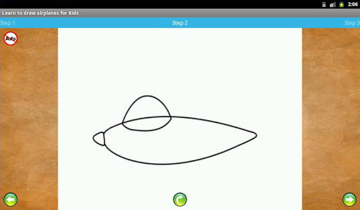 اسکرین شات برنامه Learn to draw planes for Kids 8