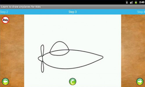 اسکرین شات برنامه Learn to draw planes for Kids 5
