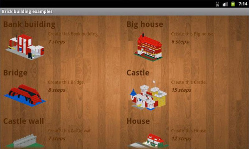 اسکرین شات بازی Brick building examples 4