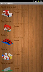 اسکرین شات بازی Brick building examples 1