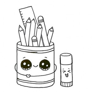 اسکرین شات برنامه How To Draw Cute School Supplies 5