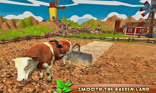 اسکرین شات بازی Bull Farming Village Farm 3D 1