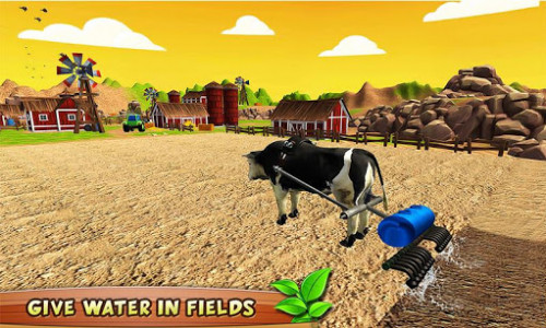 اسکرین شات بازی Bull Farming Village Farm 3D 3