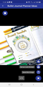 اسکرین شات برنامه Bullet Journal Planner Ideas 5