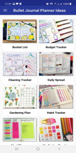 اسکرین شات برنامه Bullet Journal Planner Ideas 6