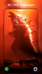 اسکرین شات برنامه Kaiju Godzilla Wallpapers 4K 1